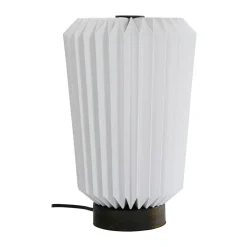 Lampe de table Filippa Ø20 cm, Blanc-Noir