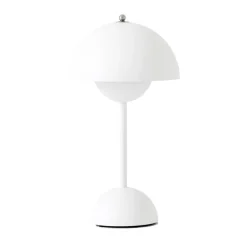 Lampe de table Flowerpot portable VP9, Matt white
