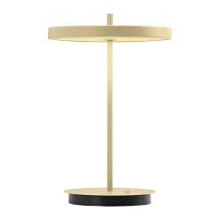 Lampe de table portable Asteria Move, Monochrome-jaune beurre