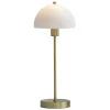 Lampe de table Vienda, laiton-blanc