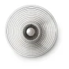 Lampe murale U12 Sletterhage, Fluted glass-aluminium