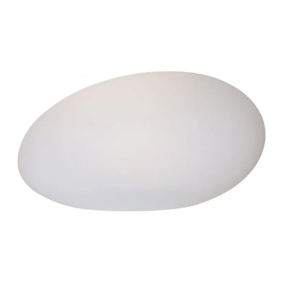 Lampe solaire Globy 32 cm, Blanc