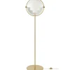 Lampe sur pied Multi-Lite, Laiton-blanc