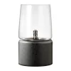 Lampe à huile Bitz Gastro Ø15x26 cm, Noir