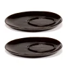 La Mère soucoupe pour tasse à café Ø14,5 cm lot de 2, Dark brown