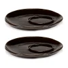 La Mère soucoupe pour tasse à expresso Ø11 cm lot de 2, Dark brown