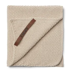 Lavette Humdakin Knitted 28x28 cm, Light stone