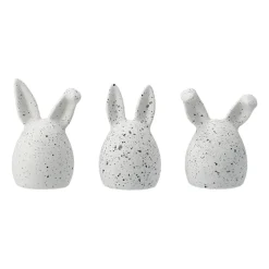 Lièvres de Pâques Triplets Lot de 3, White dot