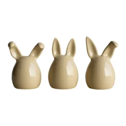 Lièvres de Pâques Triplets Lot de 3, Shiny yellow