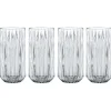 Long verre Jules Lot de 4, Transparent
