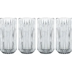 Long verre Jules Lot de 4, Transparent