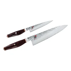 Lot de couteaux Miyabi Artisan 6000MCT 2 Pièces, Bois
