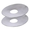 Manchette pour bougie Ernst Ø8,3 cm Lot de 2, Métal brossé