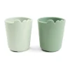 Mini-mug pour enfants Croco 10 cl, lot de 2, Vert