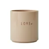 Mini tasse favorite Design Letters, Love (beige)