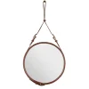 Miroir Adnet Circulaire S, marron