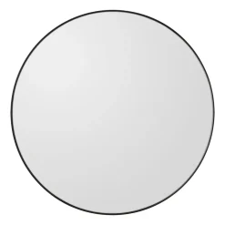 Miroir Circum Ø50 cm, Transparent-svart