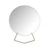 Miroir de sol Ø20 cm, Laiton