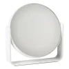 Miroir de table Ume à grossissement 5x 19x19,5 cm, White