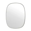 Miroir Framed, gris, 59x44 cm