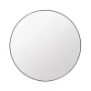 Miroir Gubi, black brass