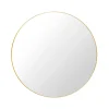 Miroir Gubi, polished brass