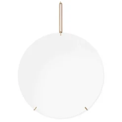 Miroir mural Moebe Ø 50 cm, Laiton