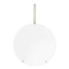 Miroir mural Moebe Ø 30 cm, Laiton