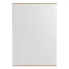 Miroir mural rectangulaire 70x100 cm, Chêne