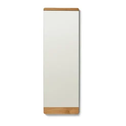 Miroir mural Rim 35x110 cm, Chêne