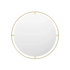 Miroir Nimbus, polished brass, ø 110