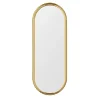 Miroir oval Angui 78 cm, Doré