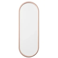 Miroir oval Angui 78 cm, rose