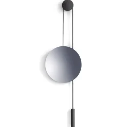 Miroir Rise and Shine, Burned oak-steel weight