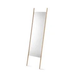 Miroir sur pied Georg, Chêne non traité