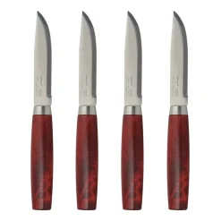 Morakniv Classic Steak Knife Lot de 4, Rouge