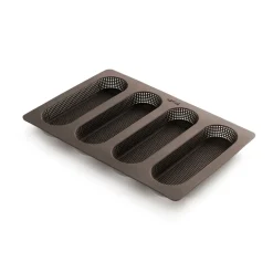 Moule en silicone pour mini baguettes Lékué, Marron