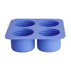Moule à glaçons Viva 4 compartiments 13 cl, Bleu océan