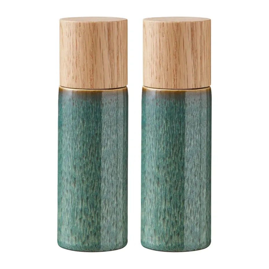 Moulin à sel & poivre Bitz 17 cm 2 pièces, Vert