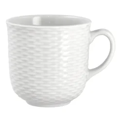 Mug Basket 37 cl, Blanc