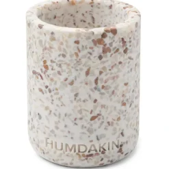 Mug à brosse à dents Humdakin Terrazzo 10 cm, White-brown