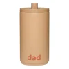 Mugg à emporter 35 cl Design Letters, Dad-beige