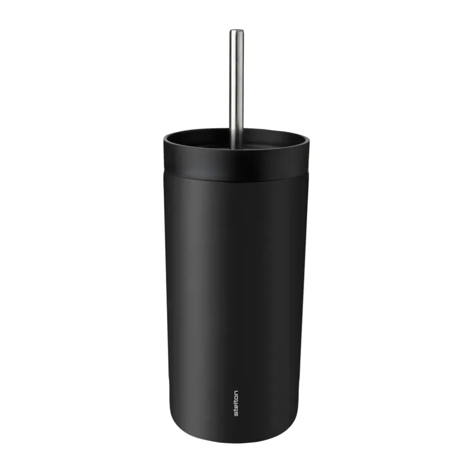 Mug isotherme To Go Sip avec paille 0,4 L, Soft black