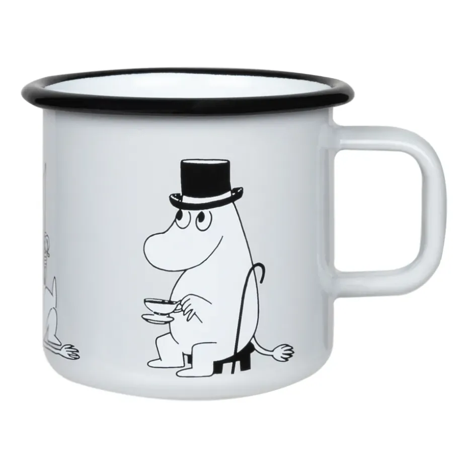 Mug émaillé Papa Moumine 37 cl, Gris