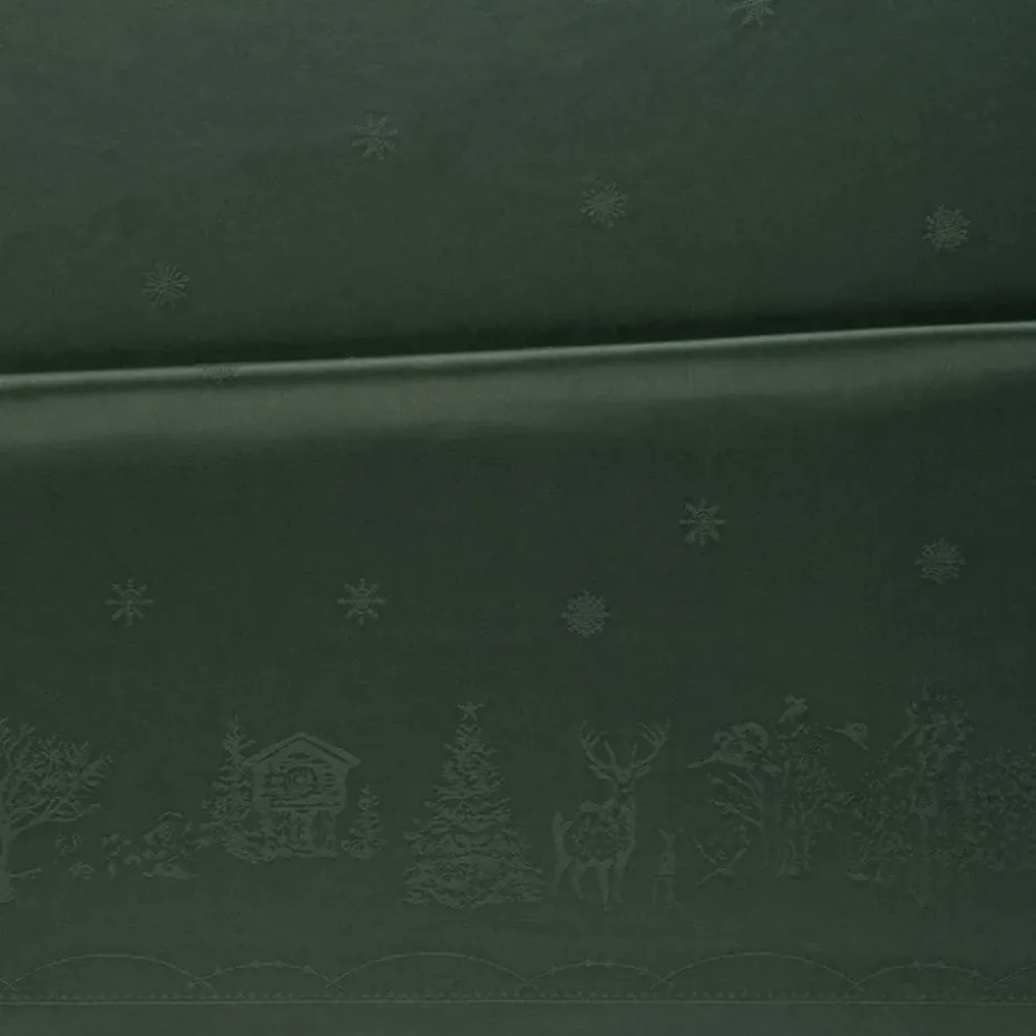 Nappe Julemorgen, Vert, 140x240 cm