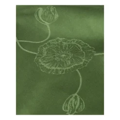 Nappe damassée verte Hammershøi Poppy, 150x200 cm