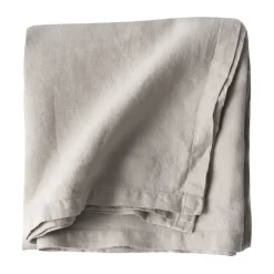 Nappe en lin 175x175 cm, Warm Grey
