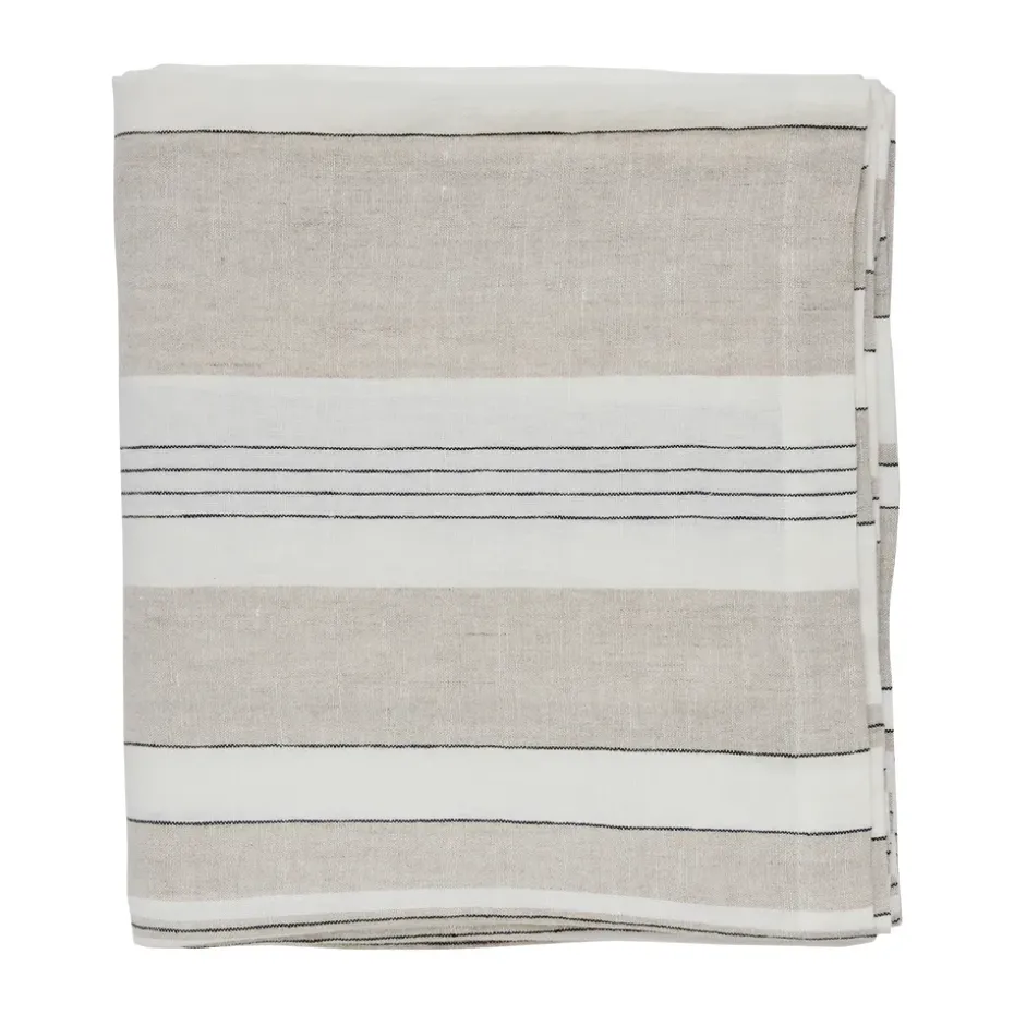 Nappe Noah, Beige stripe, 145x270 cm