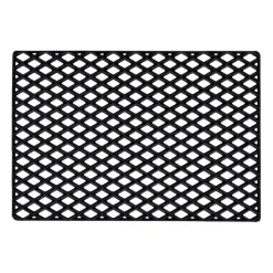 Paillasson Black grid, 45x75 cm
