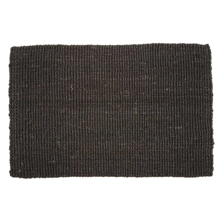 Paillasson Jute noir, 60x90 cm